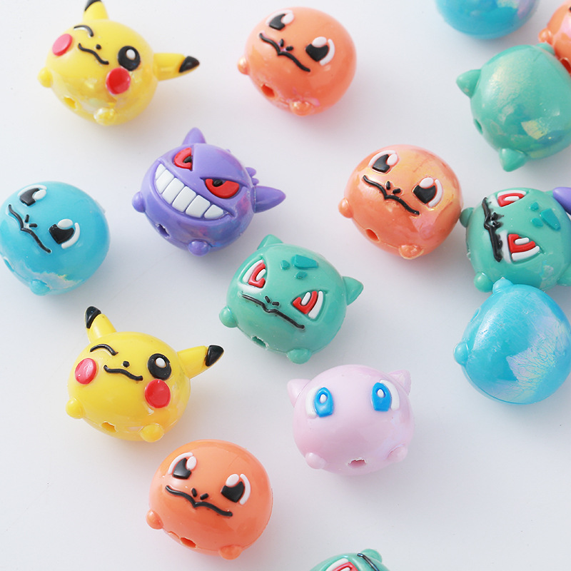 Jewelry Making With Resin - 12 Buah Manik Pokémon DIY Tali