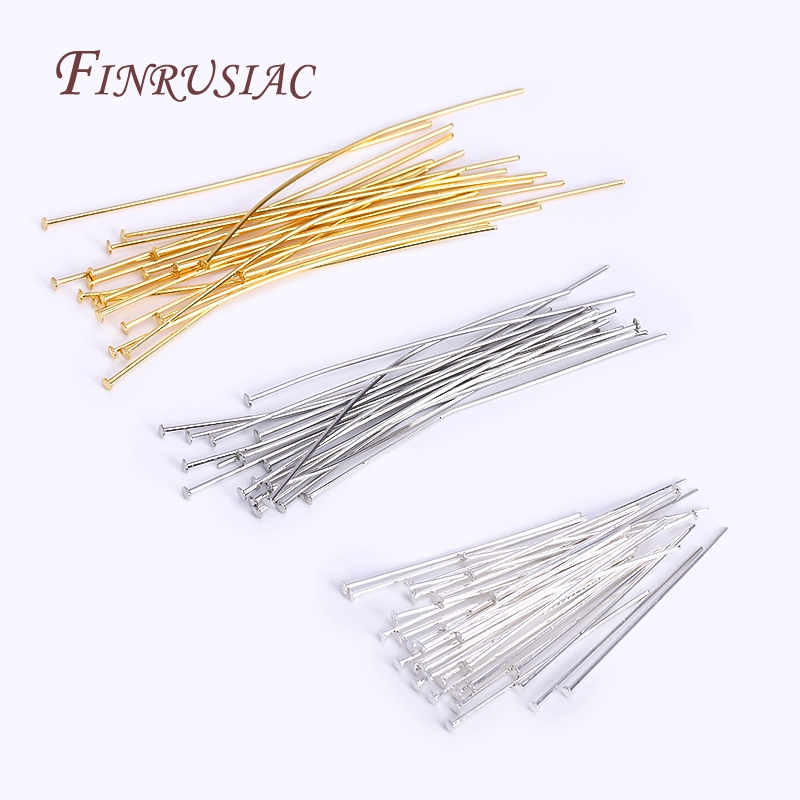 Jewelry Making Jig - 50-100 buah/lot Pin kepala datar berbentuk