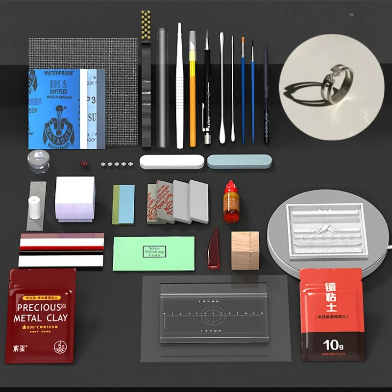 Jewelry Making Tool Kit - Tas bahan pembuat perhiasan tanah liat