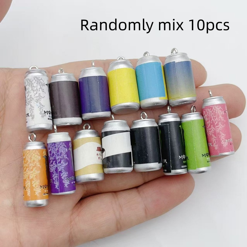 Jewelry Making - 10Pcs Mini Simulasi Kaleng Minuman Resin