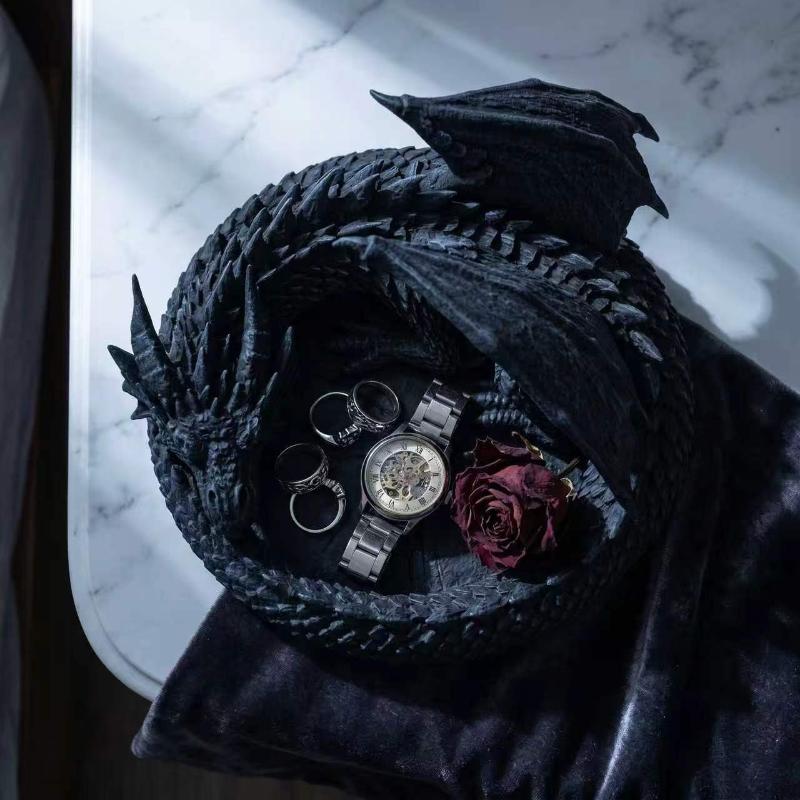 Jewelry Making Desk - Nampan Penyimpanan Naga Gothic, Organizer Meja