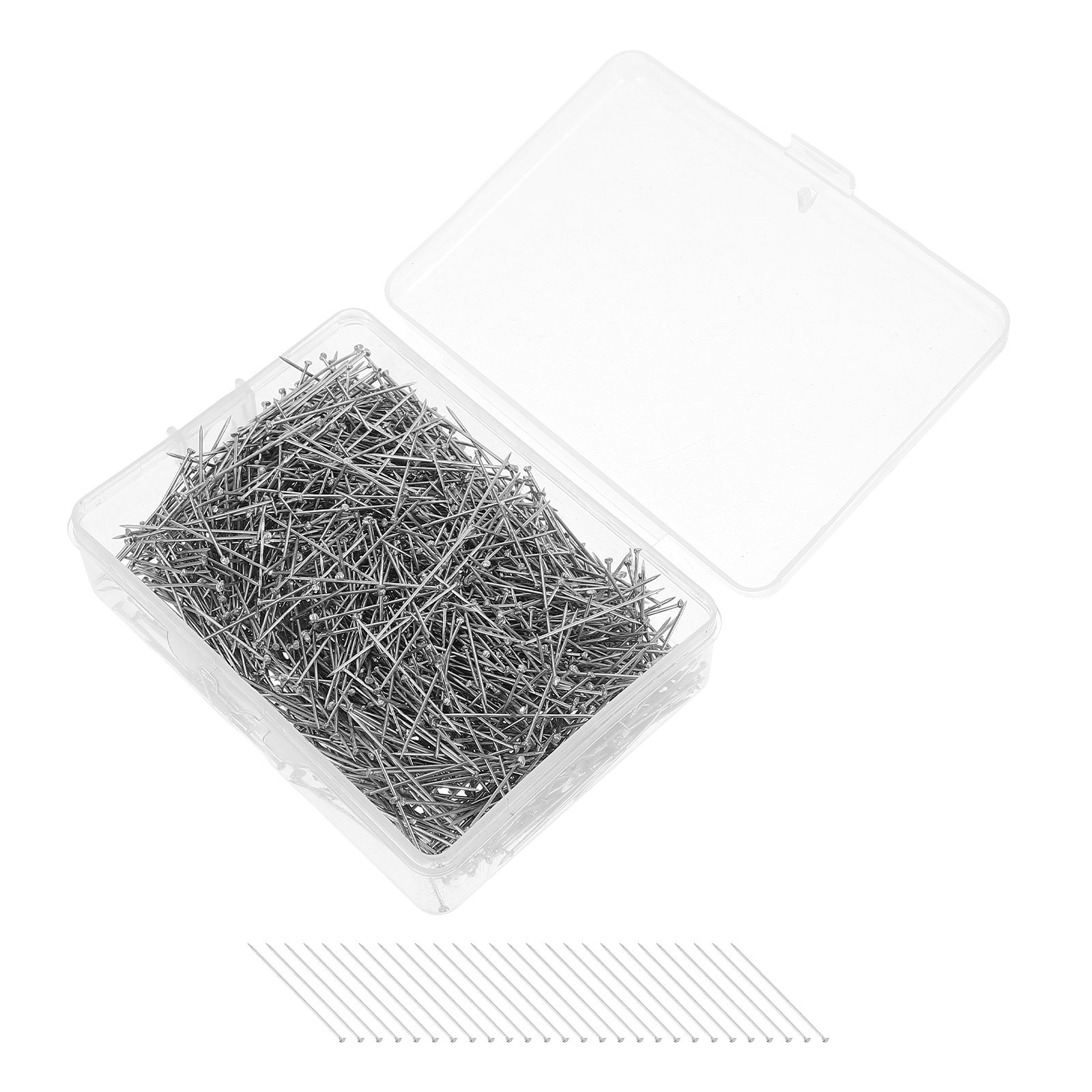 Jewelry Making Head Pins - 1600Pcs Pin Kepala Datar Stainless Steel,