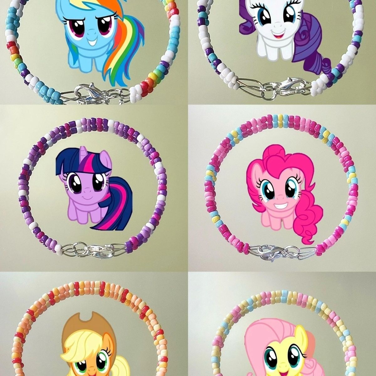 Jewelry Making Accessories - Gelang manik-manik beras warna-warni My Little