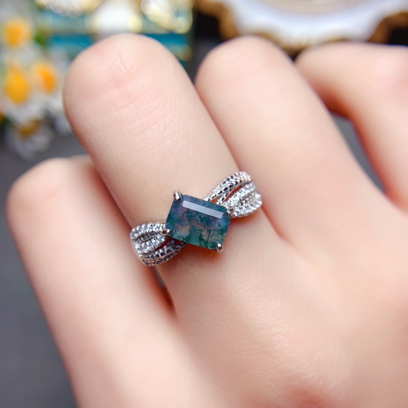 Jewelry Making University - Luxyimagic cincin batu akik lumut batu