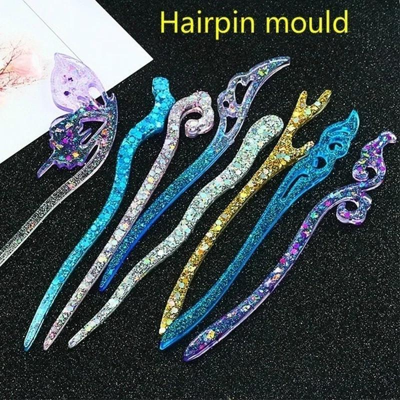 Jewelry Making With Resin - Cetakan Khusus Silikon Jepit Rambut Transparan