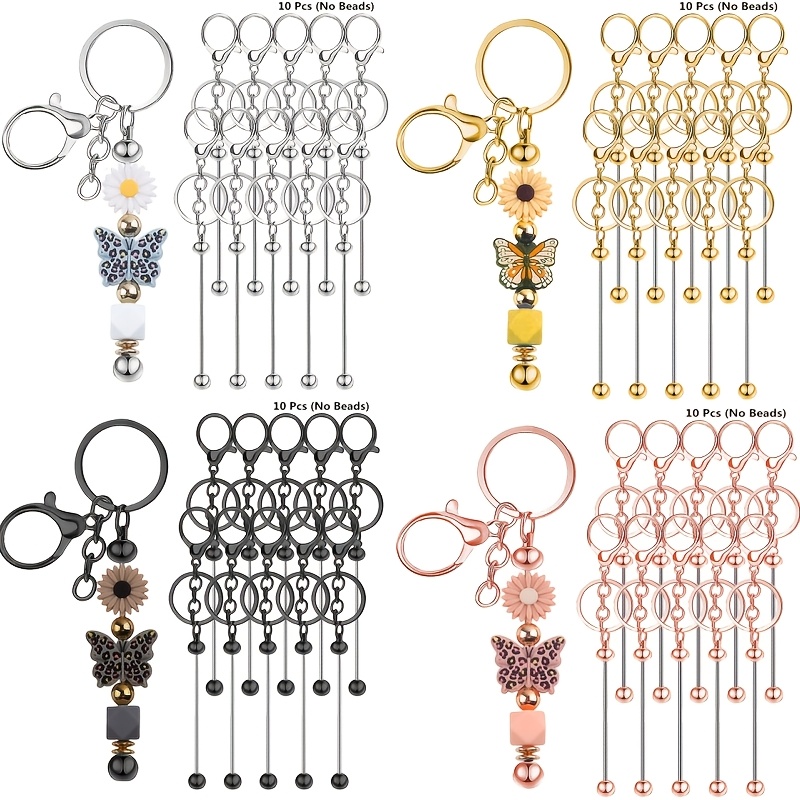 Jewelry Making Tutorials - 10 Buah Kit Pembuatan Gantungan Kunci