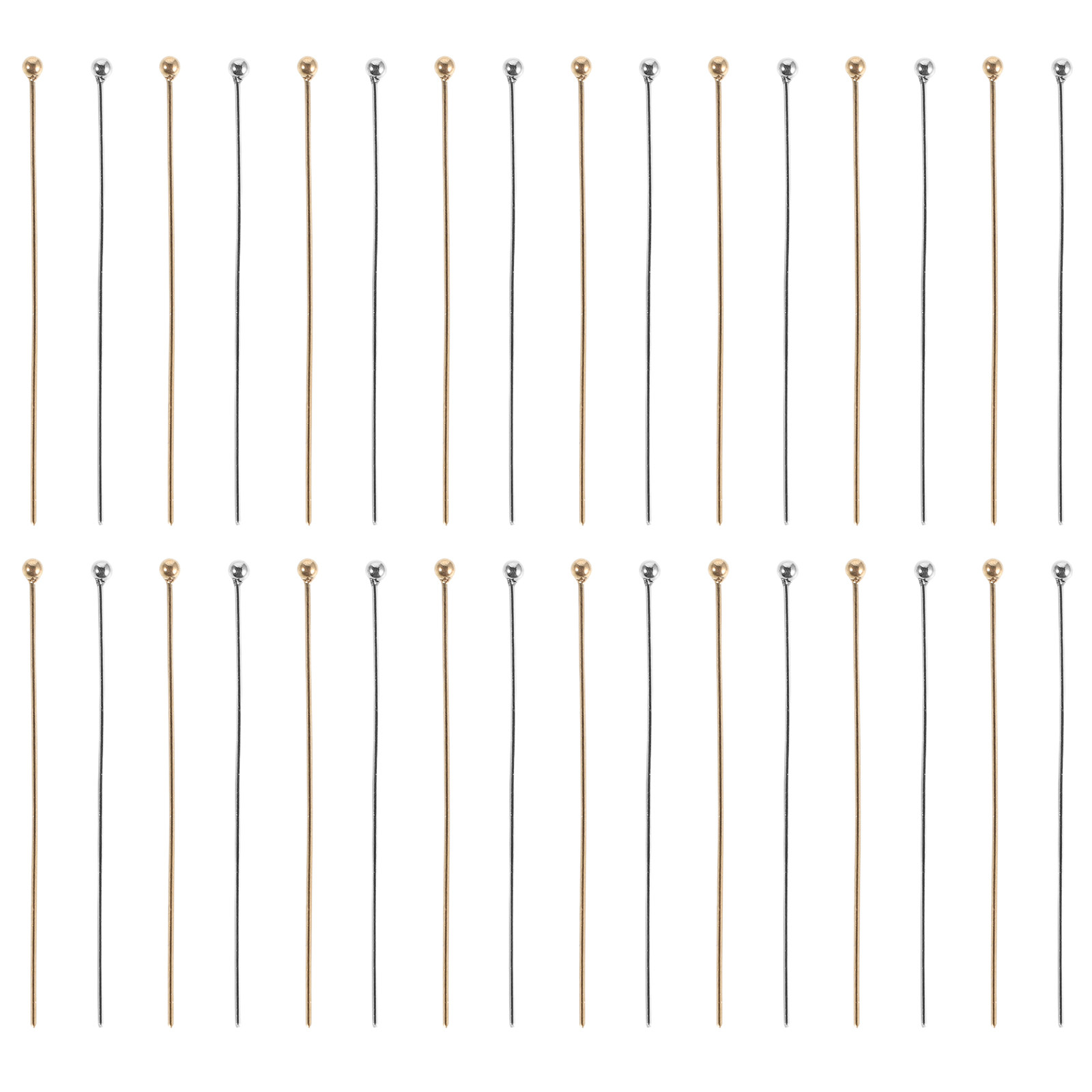 Jewelry Making Head Pins - 100 Buah Pin Kepala Bola Stainless