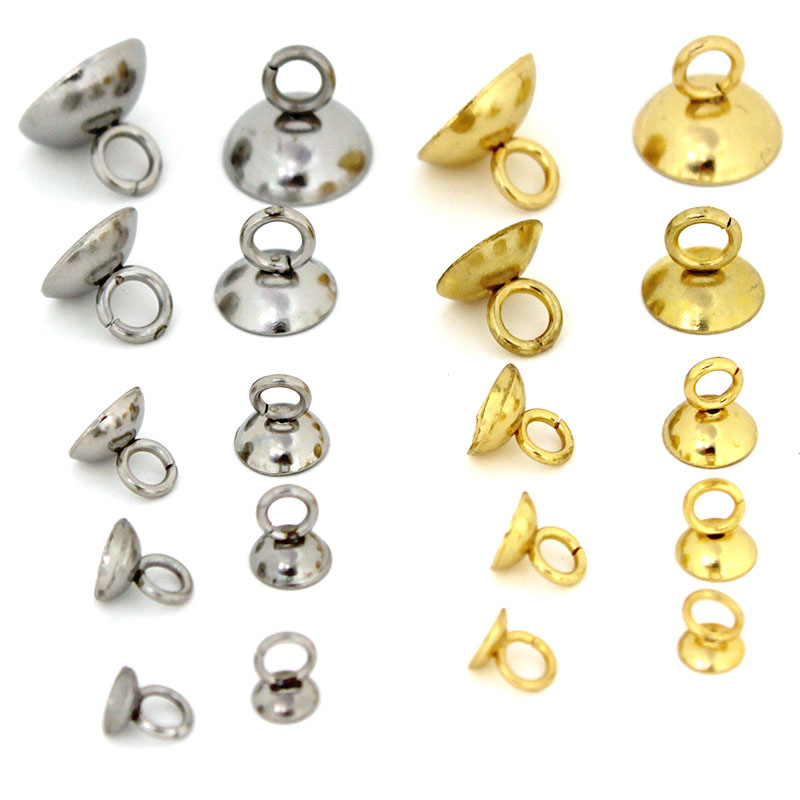 Jewelry Making Beads - 20Pcs 4/5/6/8/10mm Manik-Manik Baja Tahan Karat