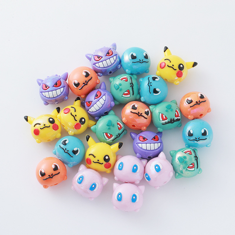 12 Buah Manik Pokémon DIY Tali - Jewelry Making With Resin ulasan dan harga
