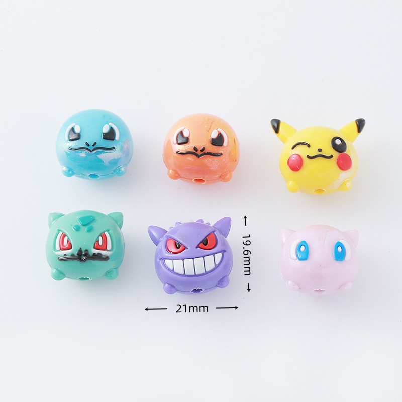 12 Buah Manik Pokémon DIY Tali - Jewelry Making With Resin ulasan dan harga