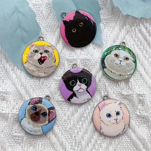 10 buah aksesoris enamel kucin - Jewelry Making ulasan dan harga