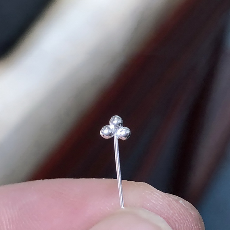 3 Kepala Jarum Mutiara Perak S - Jewelry Making Head Pins ulasan dan harga
