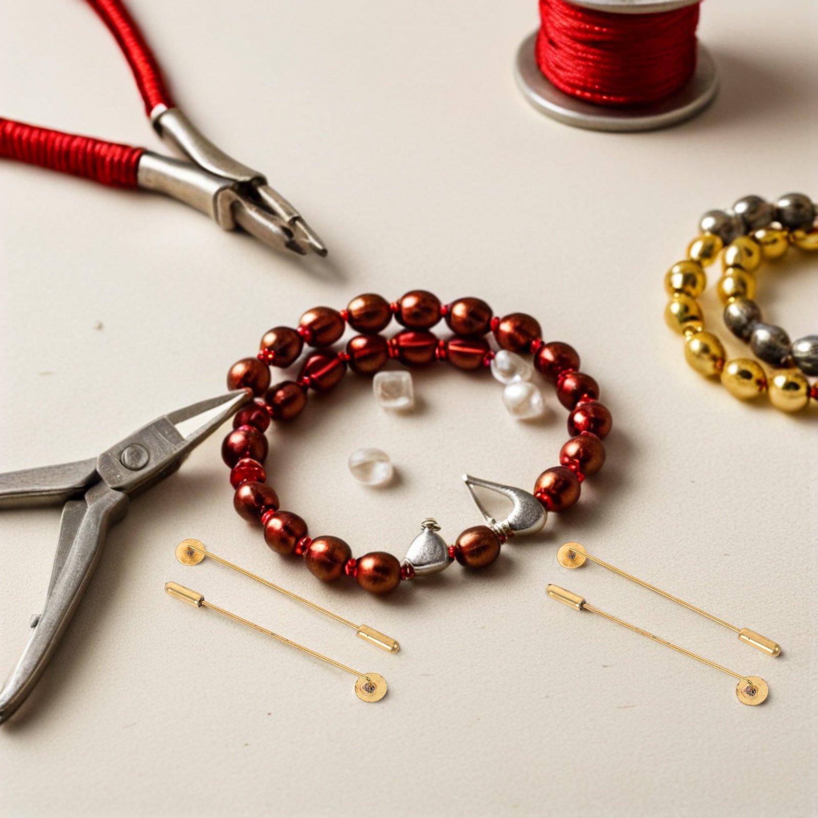 50 Set Pin Kerah Bulat Datar T - Jewelry Making Head Pins ulasan dan harga