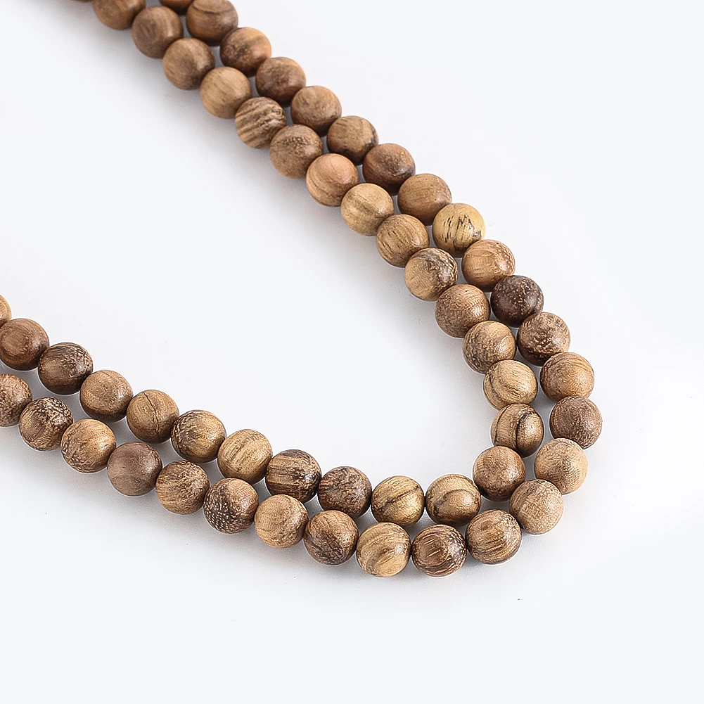 1 untai manik kayu dupa Vietna - Jewelry Making Vietnam ulasan dan harga