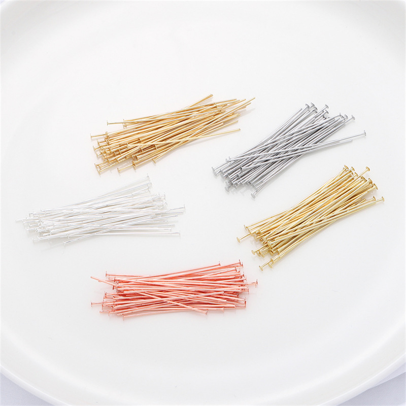 50pcs/pak Pin Kepala Datar Per - Jewelry Making Jig ulasan dan harga