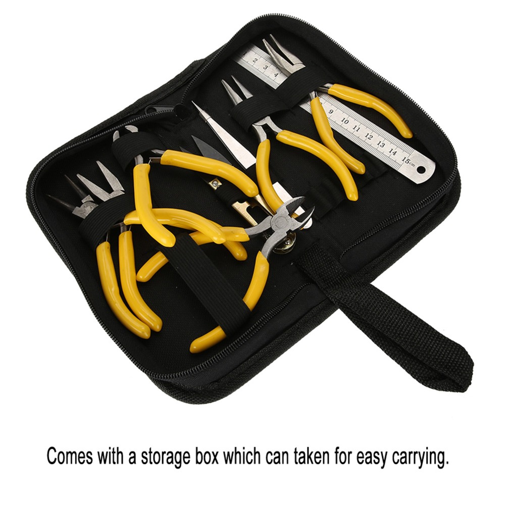 9Pcs 9 buah alat kombinasi unt - Jewelry Making Pliers Set ulasan dan harga