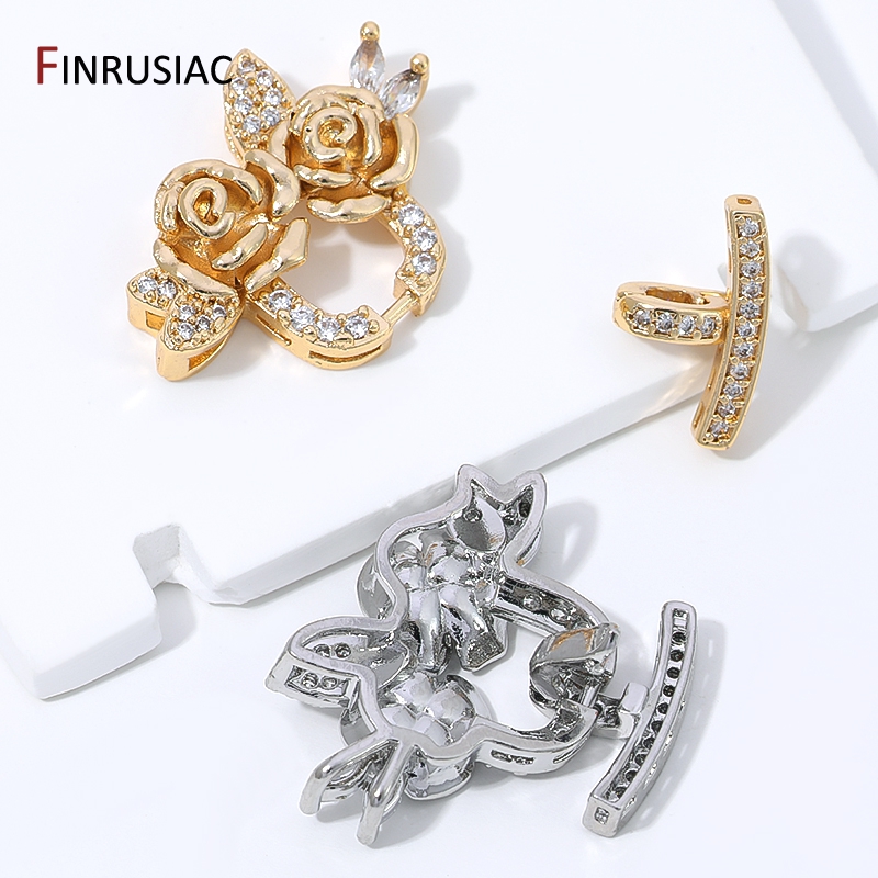 Kancing Mutiara Bunga Zirkon B - Jewelry Making Beads ulasan dan harga