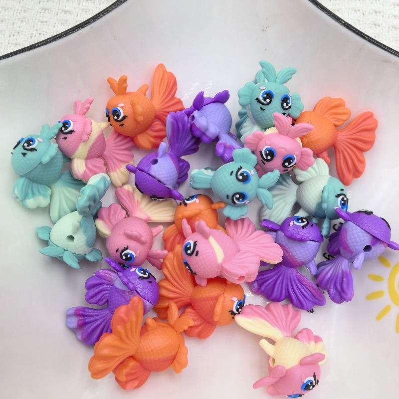 20 Buah Manik-manik Silikon 3D - Jewelry Making 3 Year Old ulasan dan harga