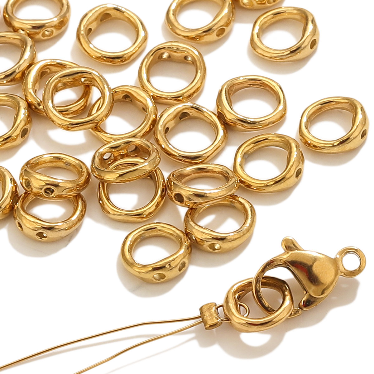 20 Buah Kait Konektor Ujung Ge - Jewelry Making Beads ulasan dan harga
