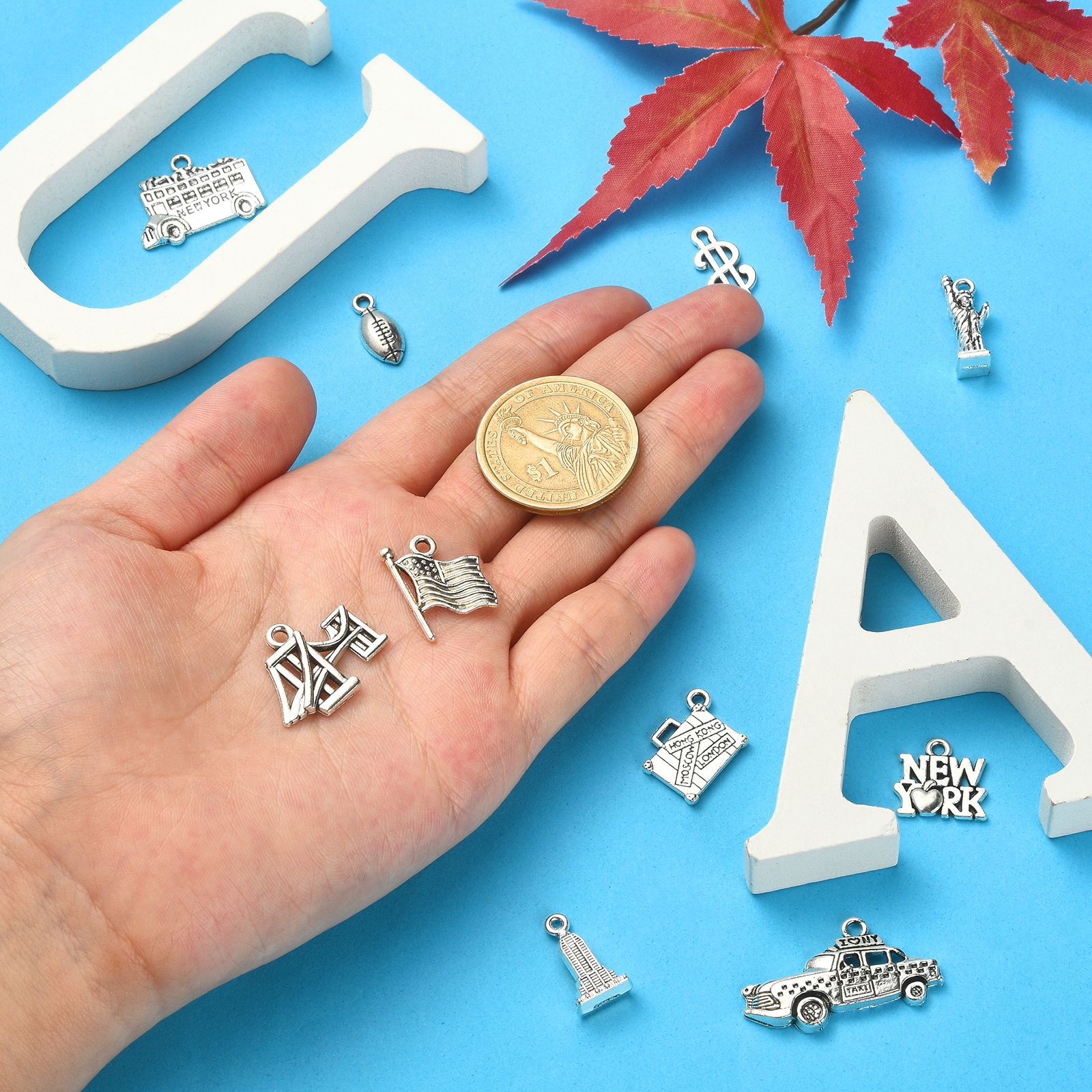 PandaHall 100Pcs 10 Model Tema - Jewelry Making New York ulasan dan harga