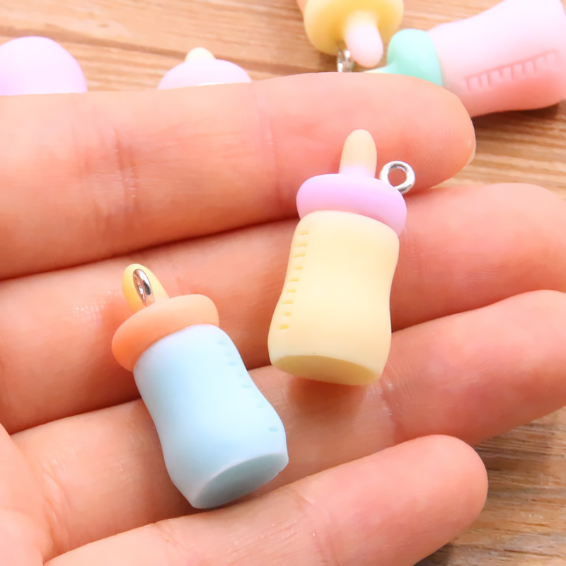 10 buah 12X26MM 6 warna botol  - Jewelry Making 3 Year Old ulasan dan harga