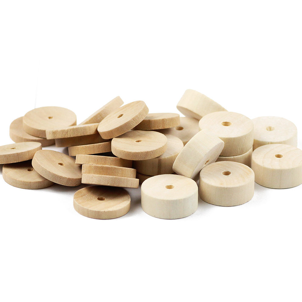 Wlyee Manik-manik Spacer Kayu  - Jewelry Making 3 Year Old ulasan dan harga