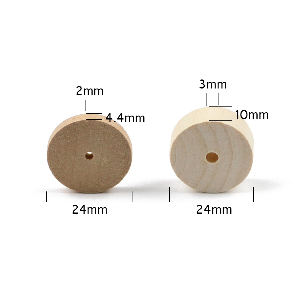 Wlyee Manik-manik Spacer Kayu  - Jewelry Making 3 Year Old ulasan dan harga