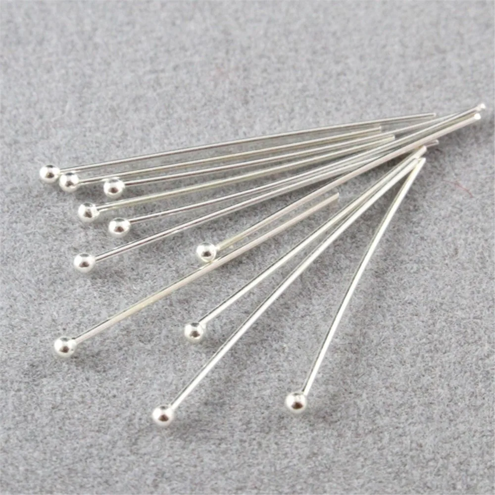100 Buah Pin Kepala Bola Bulat - Jewelry Making Jig ulasan dan harga