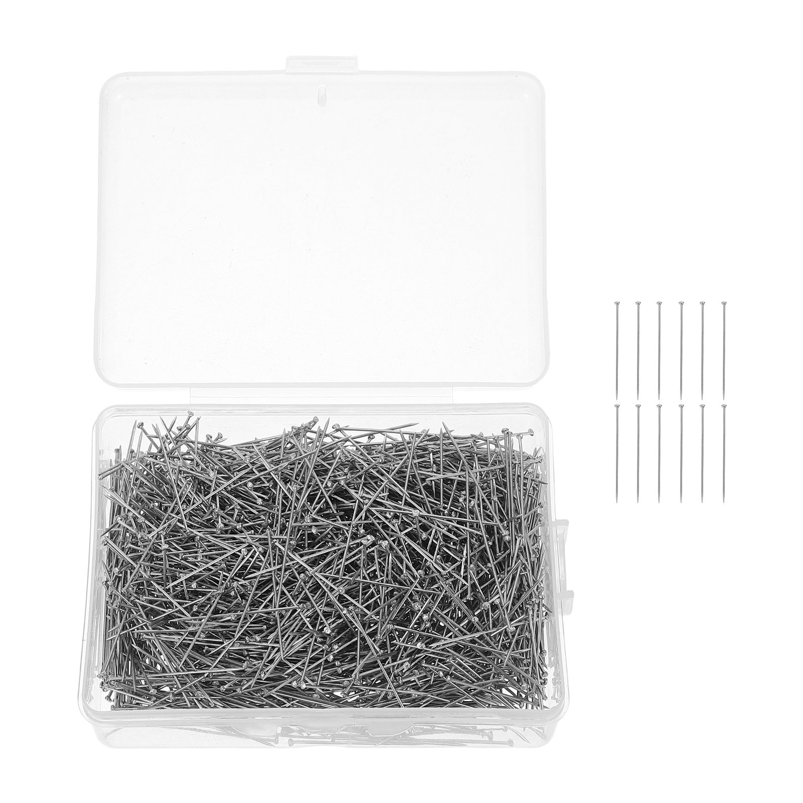 1600Pcs Pin Kepala Datar Stain - Jewelry Making Head Pins ulasan dan harga