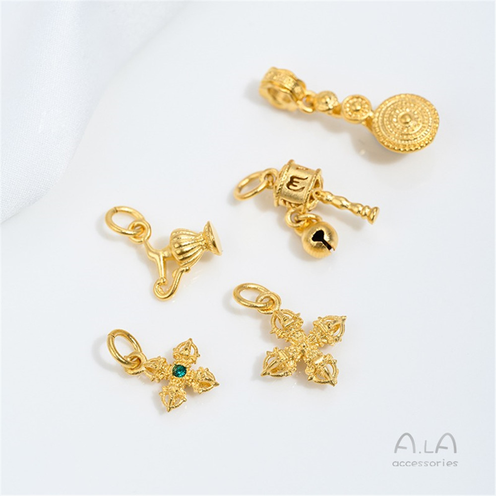 Liontin Gourd Pixiu Emas Pasir - Jewelry Making Vietnam ulasan dan harga