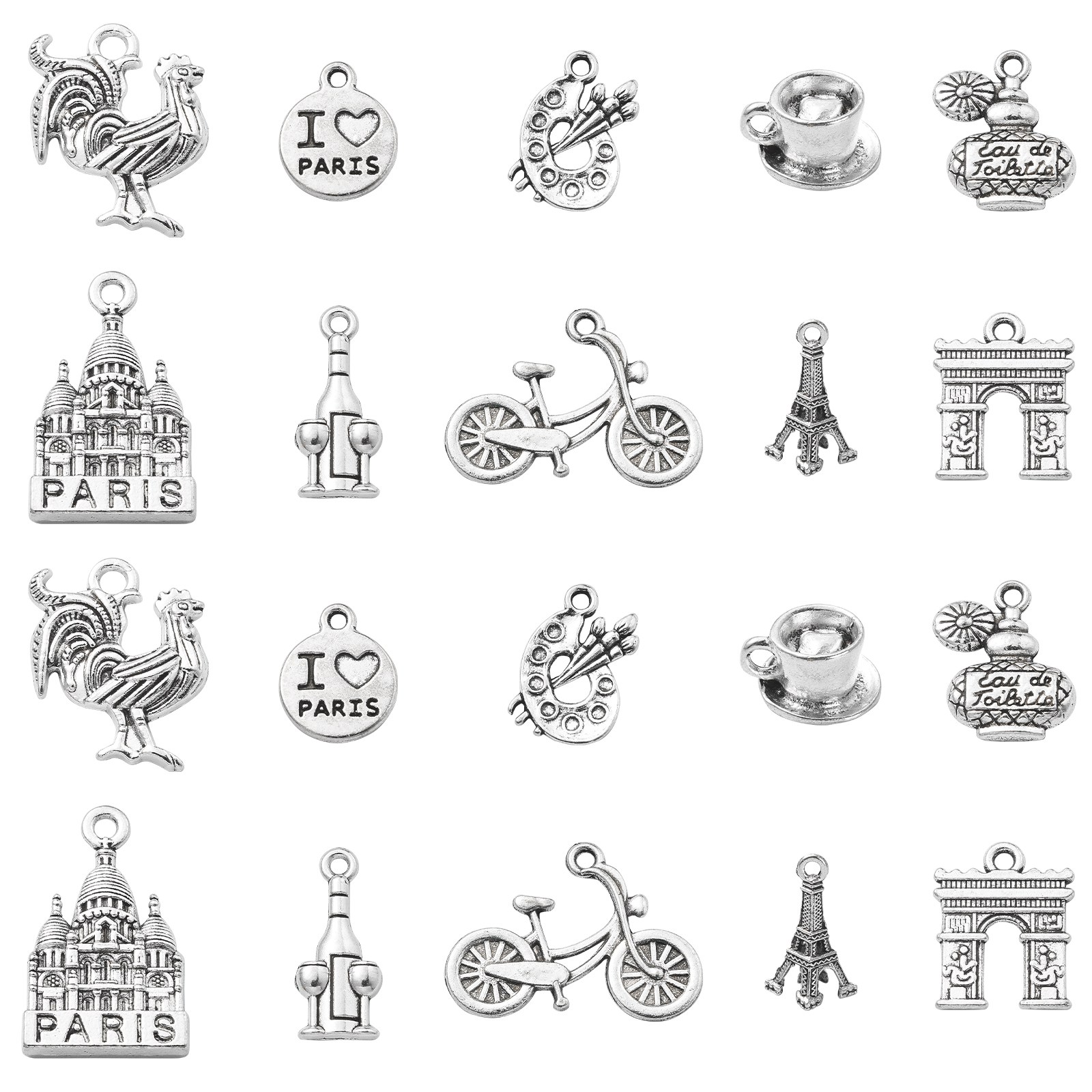 PandaHall 100Pcs 10 Gaya Gaya  - Jewelry Making Paris ulasan dan harga