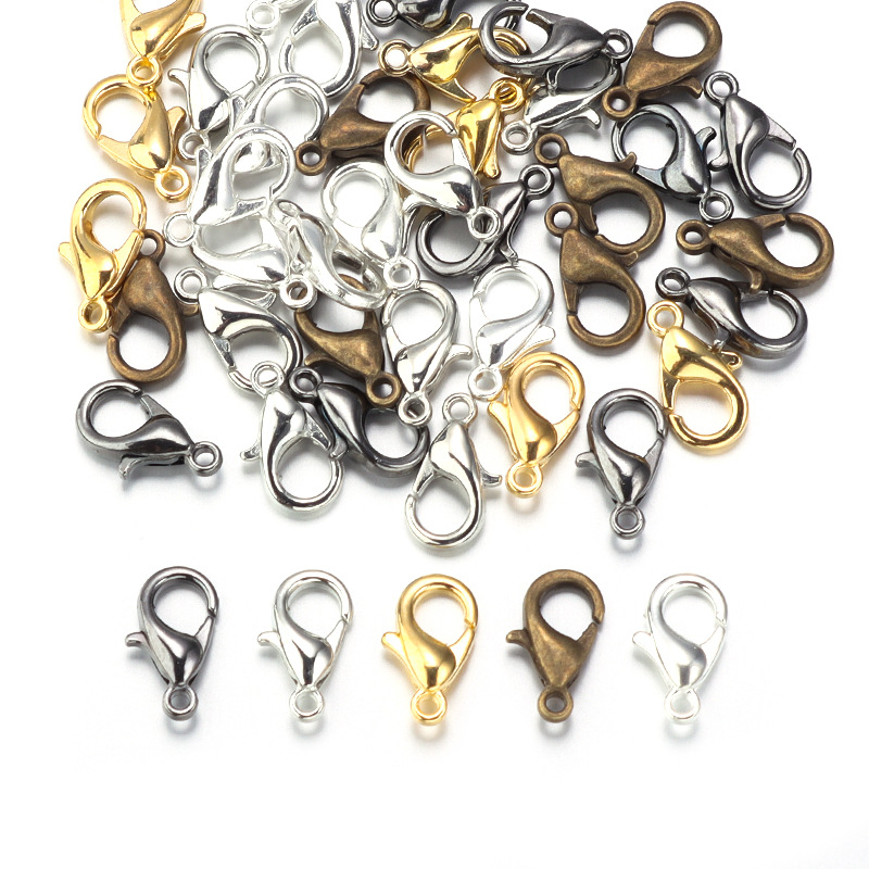 100 Buah 9 12 14Mm Gesper Lobs - Jewelry Making Name ulasan dan harga