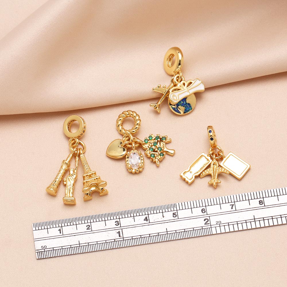 OCESRIO Enamel dunia liontin p - Jewelry Making Paris ulasan dan harga