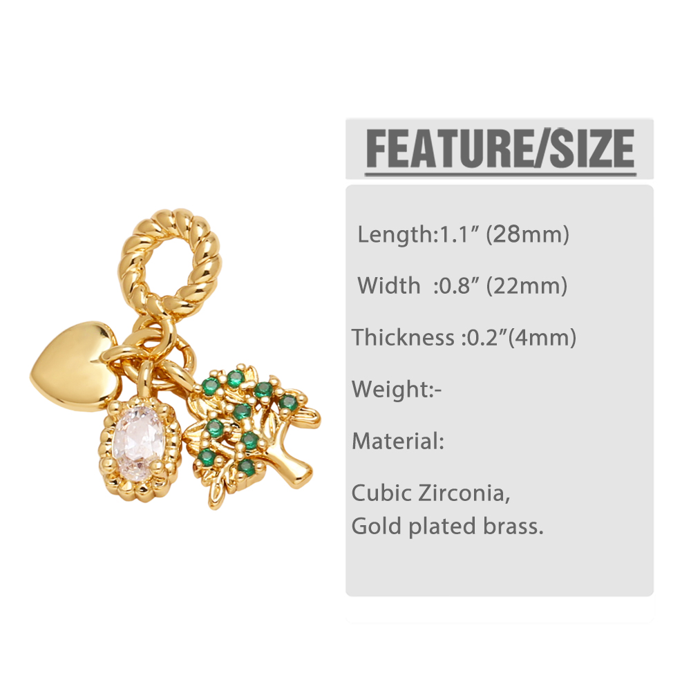 OCESRIO Enamel dunia liontin p - Jewelry Making Paris ulasan dan harga