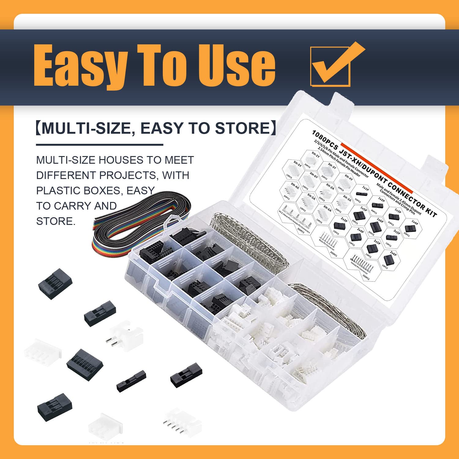 1080 buah Kit terminal Dupont/ - Head Pin Assorted ulasan dan harga