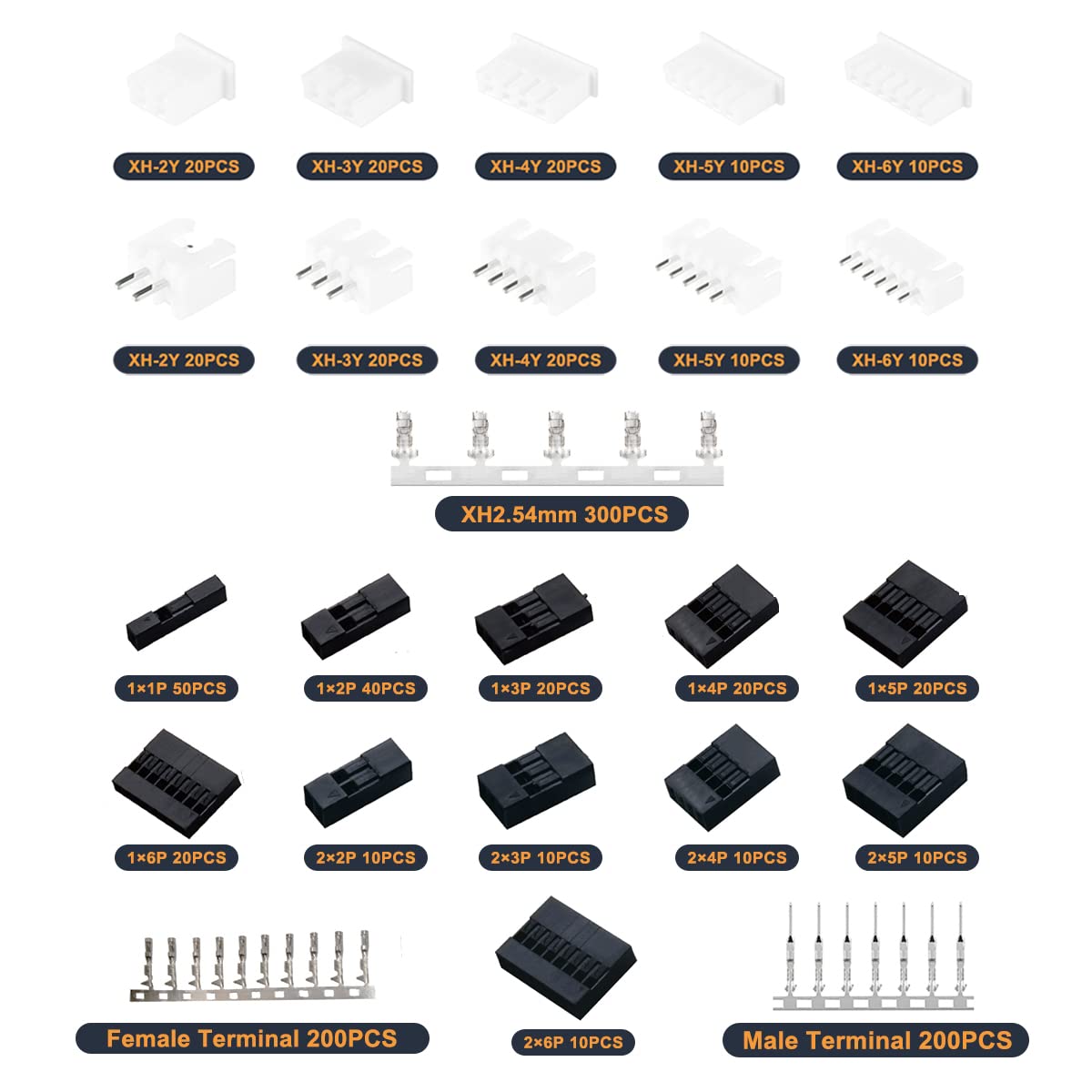 1080 buah Kit terminal Dupont/ - Head Pin Assorted ulasan dan harga