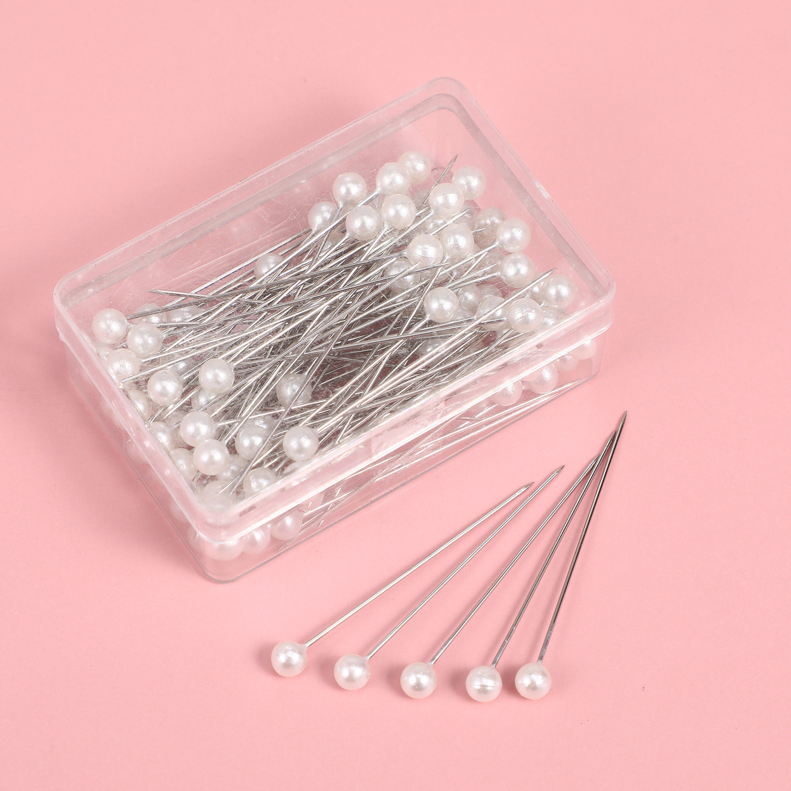 100 Buah Pin Kepala Mutiara Be - Head Pin Assorted ulasan dan harga
