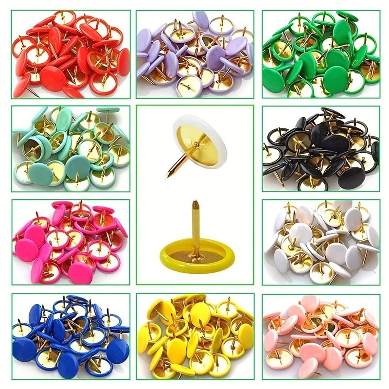 435 Buah Pin Tekan Kepala Bula - Head Pin Assorted ulasan dan harga