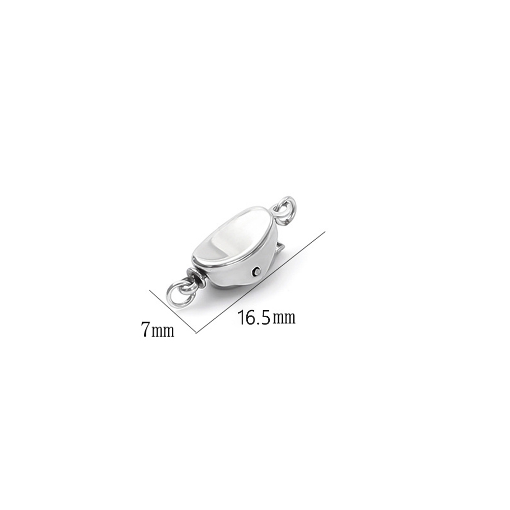 5 Buah Gesper Kalung Baja Tita - Jewelry Making Beads ulasan dan harga