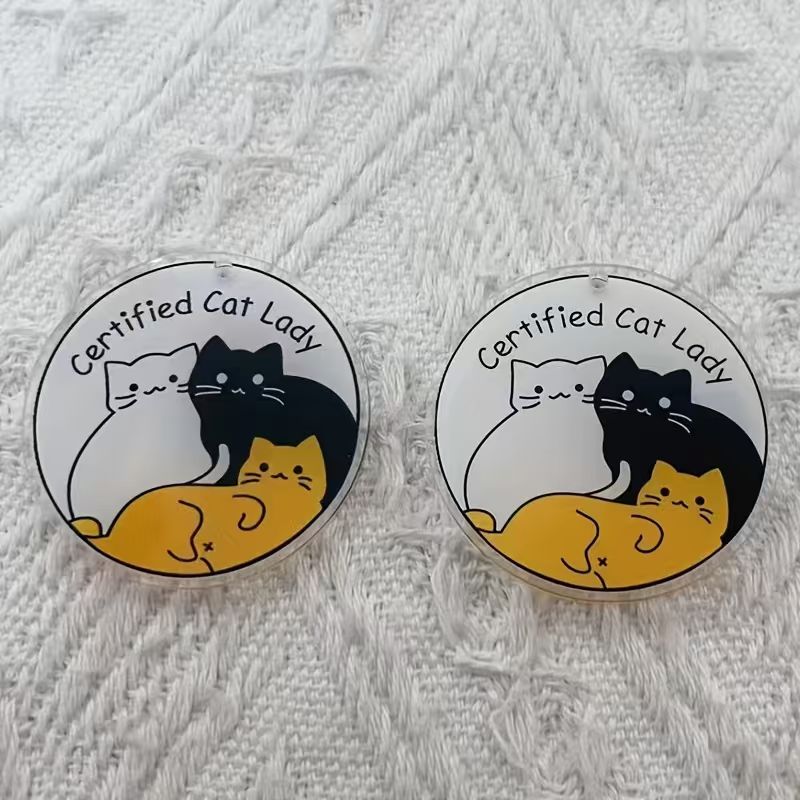 10 buah liontin kucing lucu da - Jewelry Making Accessories ulasan dan harga
