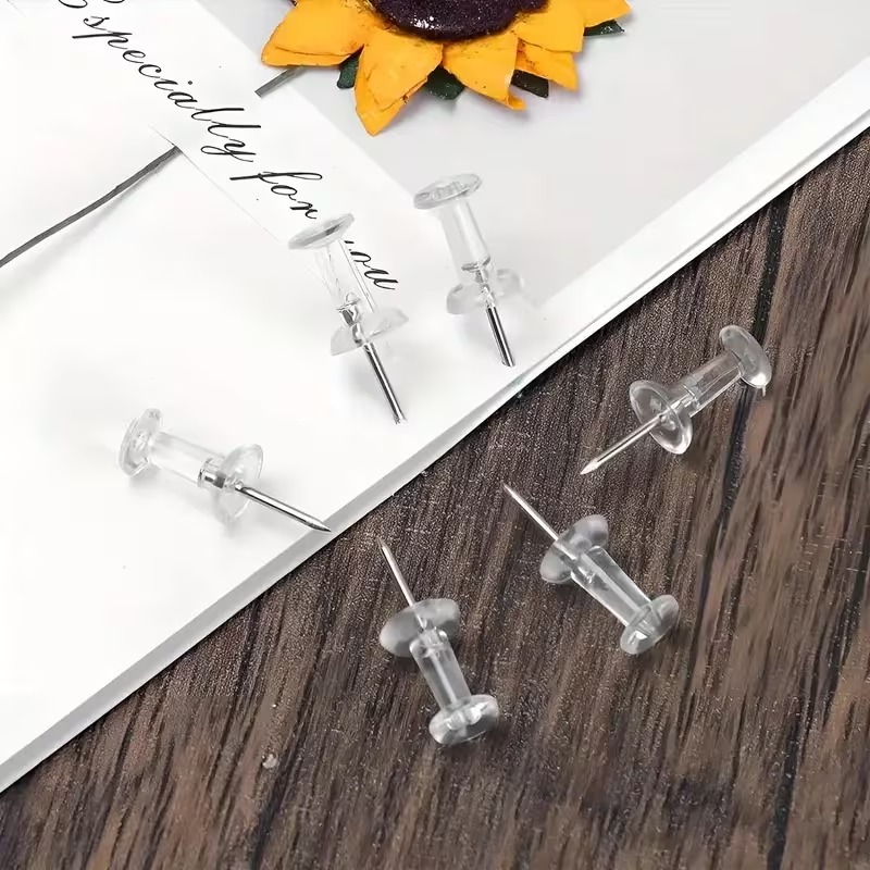 50/100 Buah Pin Tekan Warna Ca - Head Pin Assorted ulasan dan harga