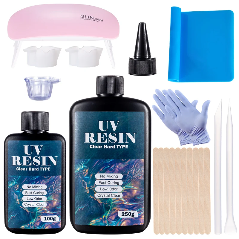 Kit Lem Resin UV Keras Lem UV  - Jewelry Making Tool Kit ulasan dan harga
