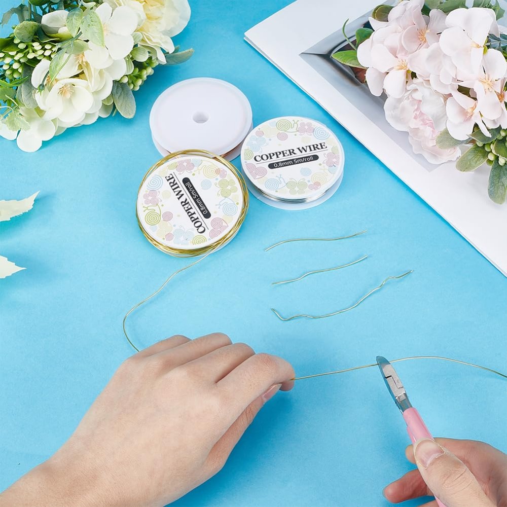 12.8M tembaga kawat perhiasan  - Jewelry Making Tutorials ulasan dan harga