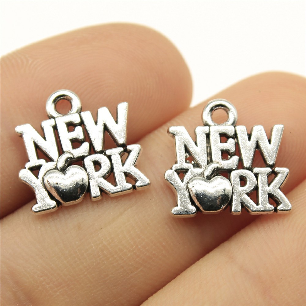 40 buah 15x14mm(0.59x0.55inci) - Jewelry Making New York ulasan dan harga