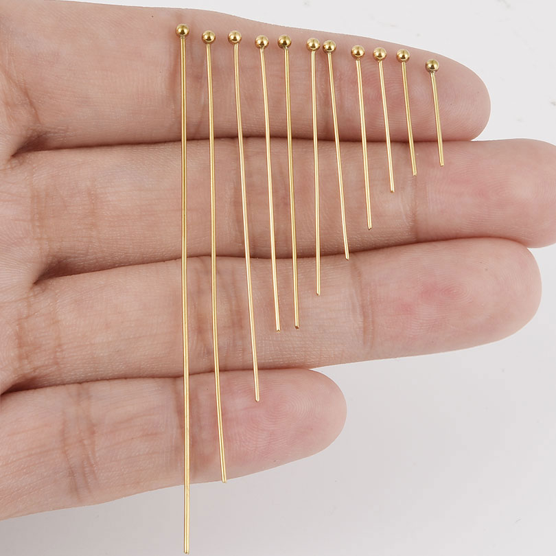 200pcs Pin Kepala Bola Stainle - Jewelry Making Head Pins ulasan dan harga