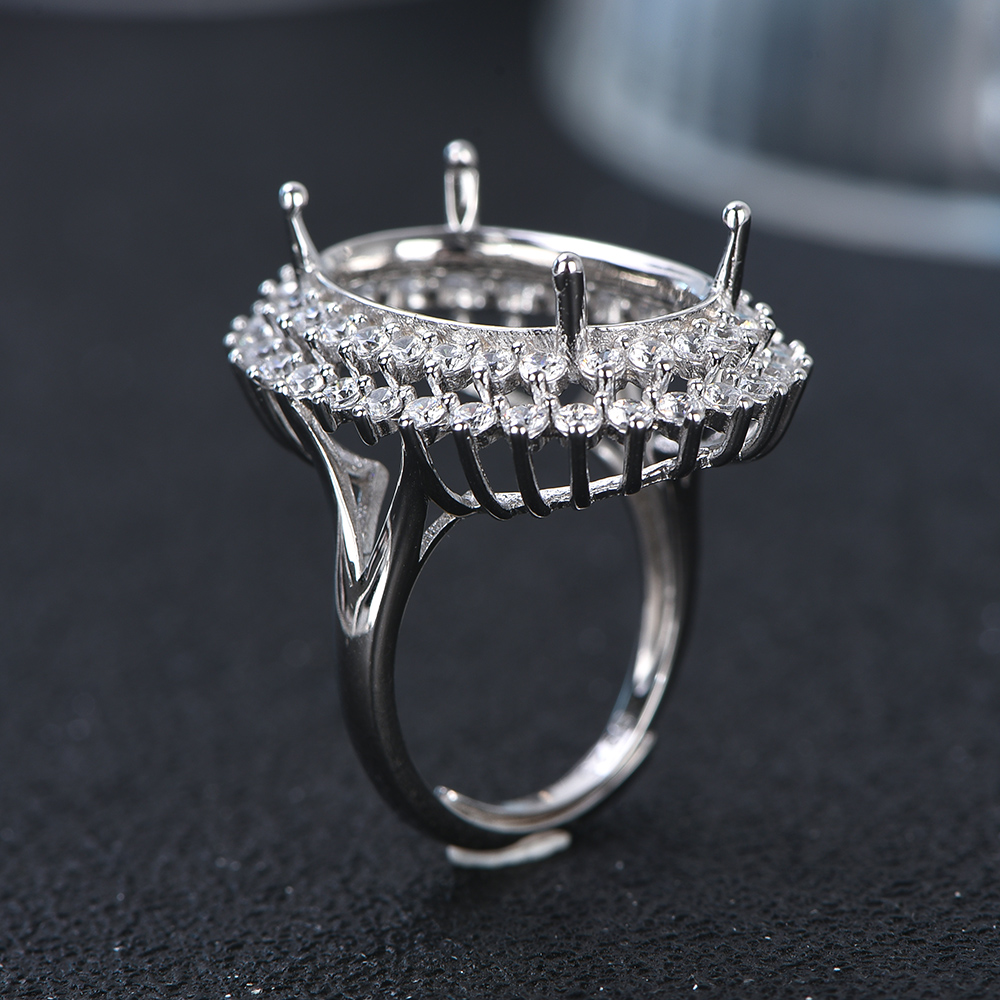 13X18Mm S925 Cincin Perak Murn - Jewelry Making Ring Tool ulasan dan harga