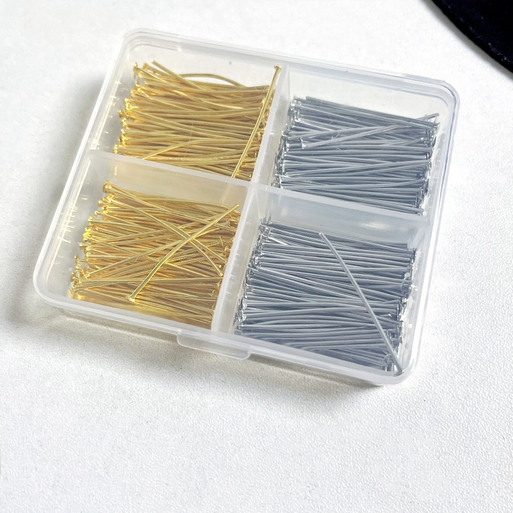 400 Buah Pin Kepala Besi Campu - Jewelry Making Head Pins ulasan dan harga