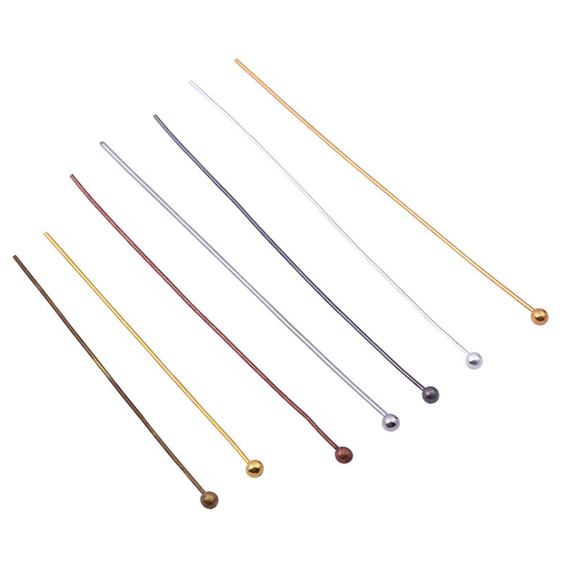 200pcs/lot 16 20 25 30 40 50mm - Jewelry Making Head Pins ulasan dan harga