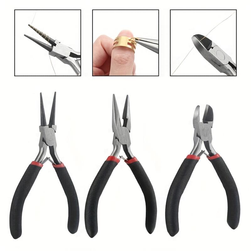 1pcs/set Set Alat Tang DIY, Al - Jewelry Making Pliers Set ulasan dan harga