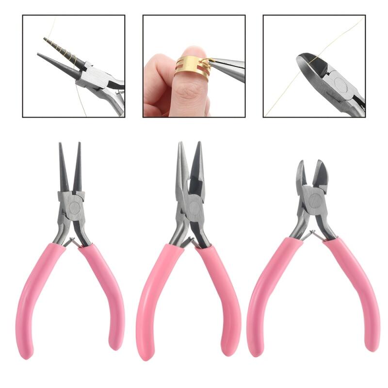 1pcs/set Set Alat Tang DIY, Al - Jewelry Making Pliers Set ulasan dan harga